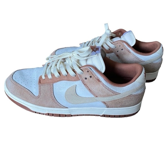 Nike Dunk Low Premium "Medium Curry" Suede Sneakers - Men’s 11.5 - Picture 5 of 14